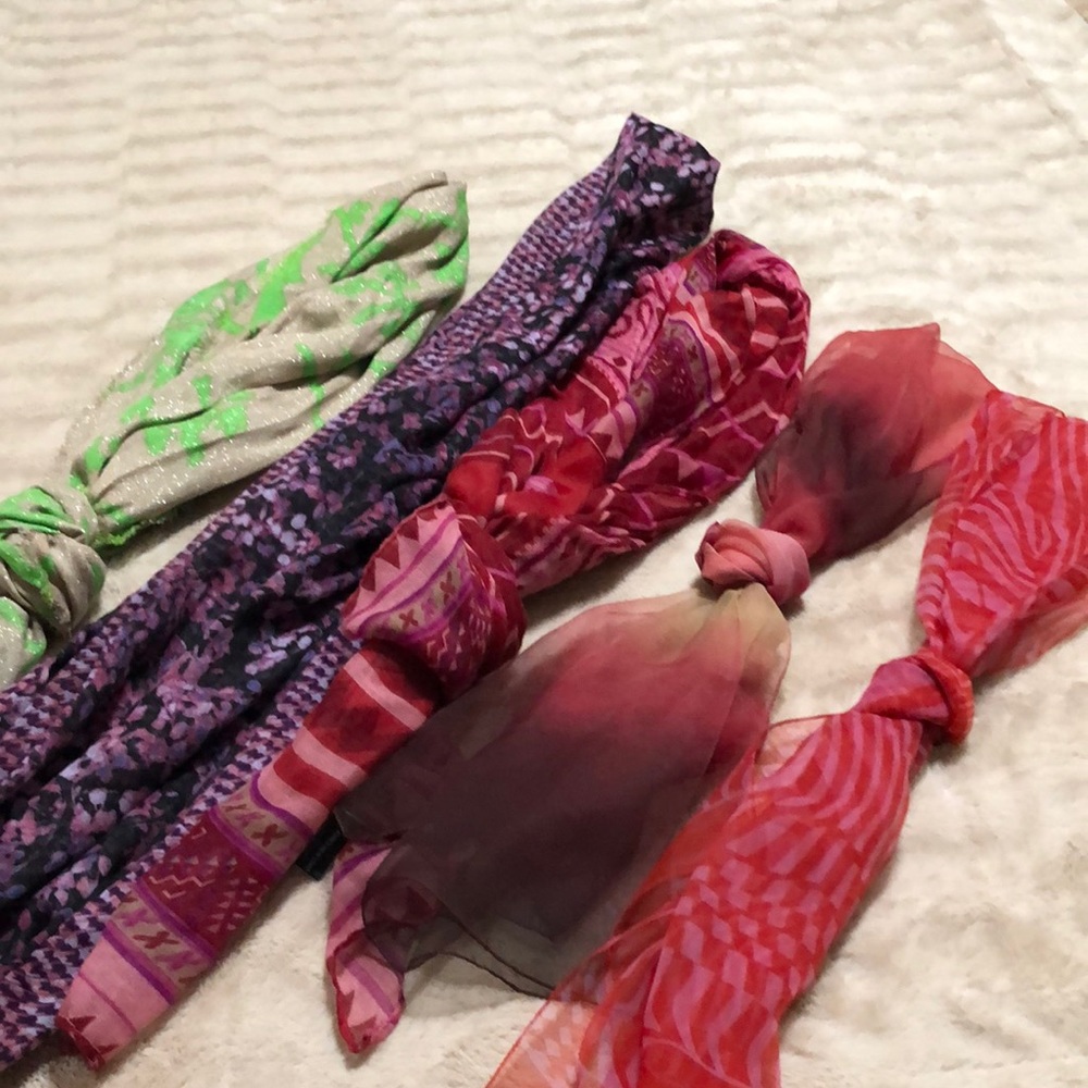 5 misc scarves